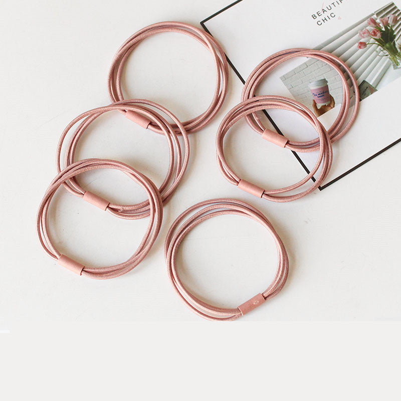 High Elastic Hair Ring Three-in-one Connection Cord