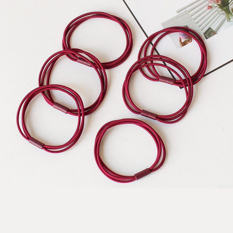 High Elastic Hair Ring Three-in-one Connection Cord