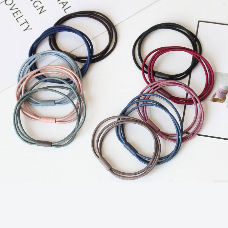 High Elastic Hair Ring Three-in-one Connection Cord