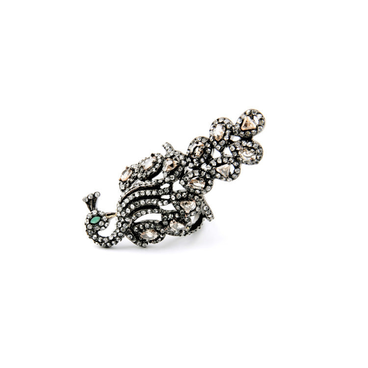 Elegant Diamond Cute Peacock Women's Ring