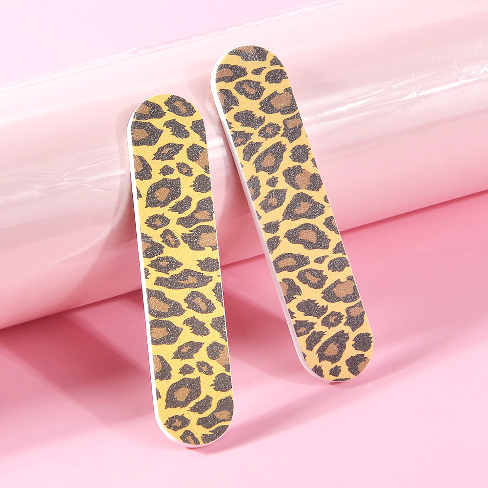 Color Mini 9cm Nail File Printing Double-sided EVA