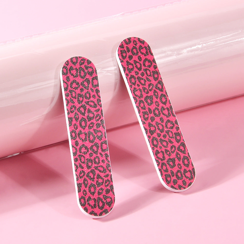 Color Mini 9cm Nail File Printing Double-sided EVA